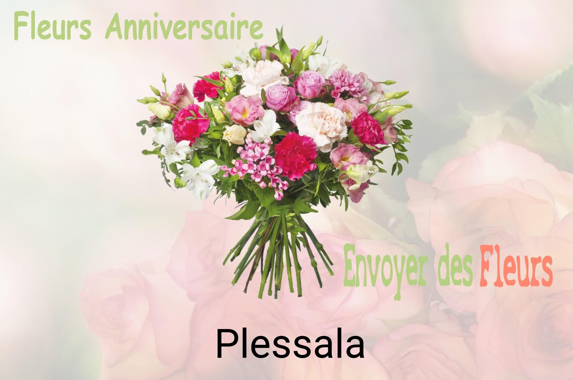 Bouquet de fleurs d’anniversaire livré à Plessala